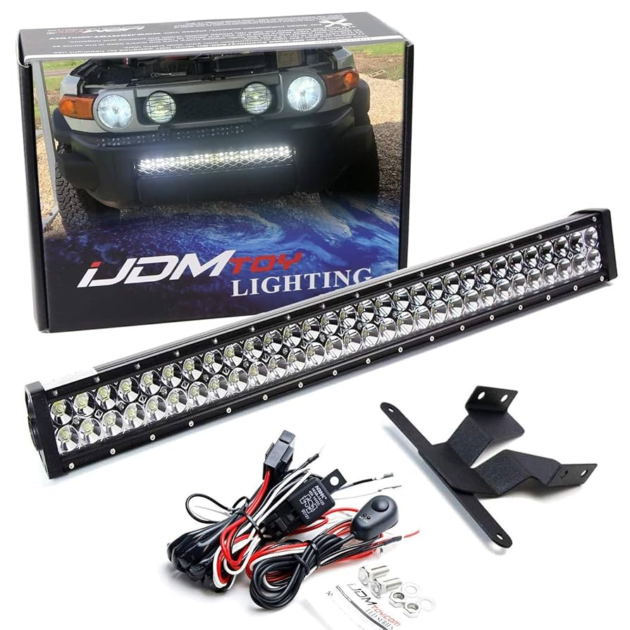 Amazon.co.jp: iJDMTOY ロアーグリル 30インチ LEDライトバー